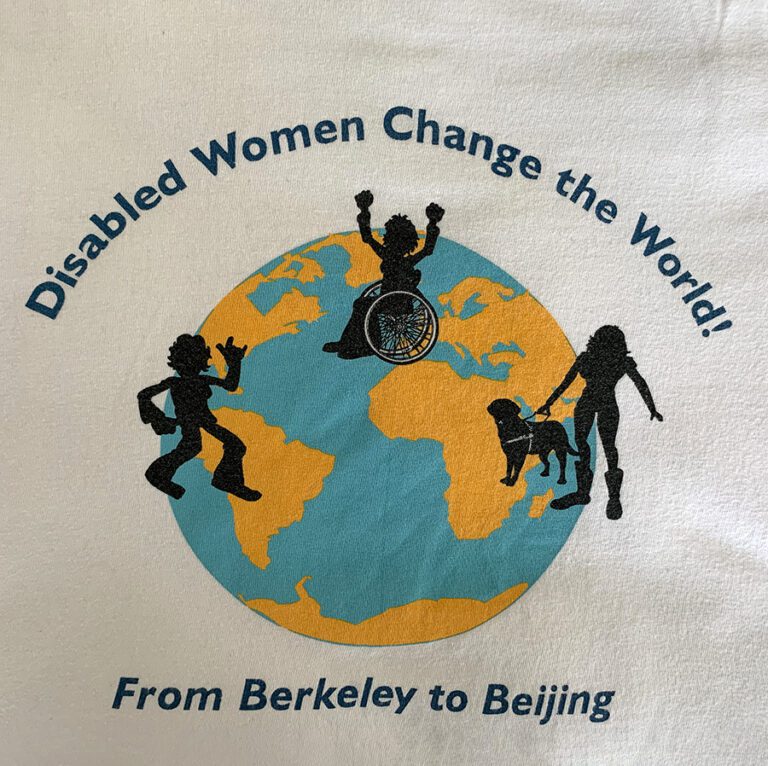 T-shirt: Disabled Women Change the World - From Berkeley to Beijing